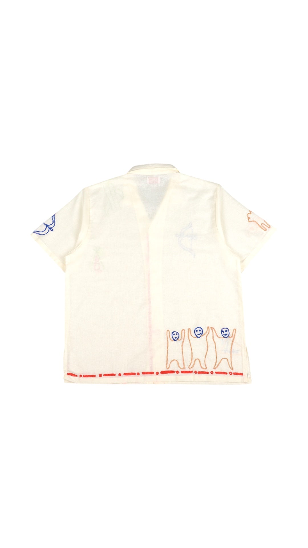 Arrow Tent Embroidery White Shirt