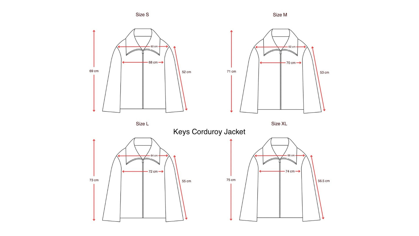 Keys Corduroy Jacket