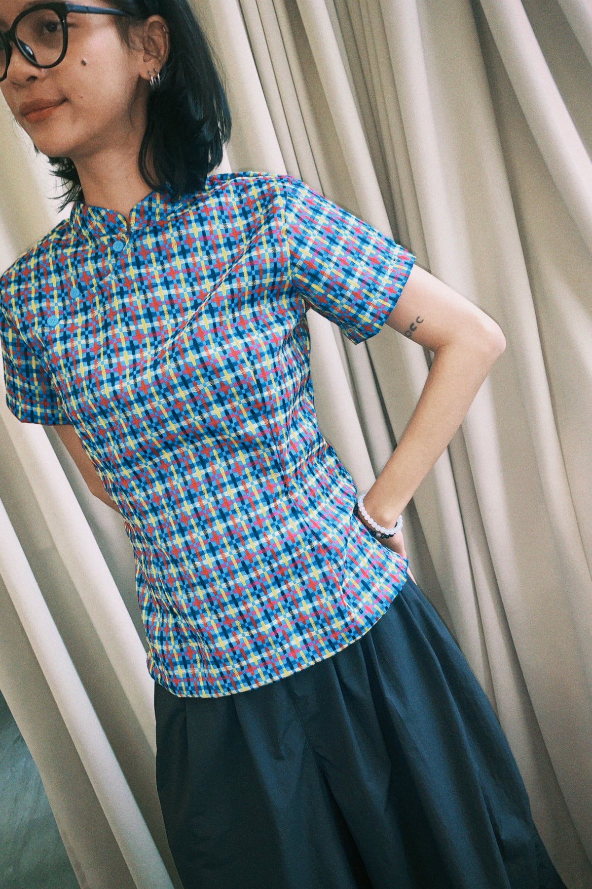 Blue Shanghai Blouse
