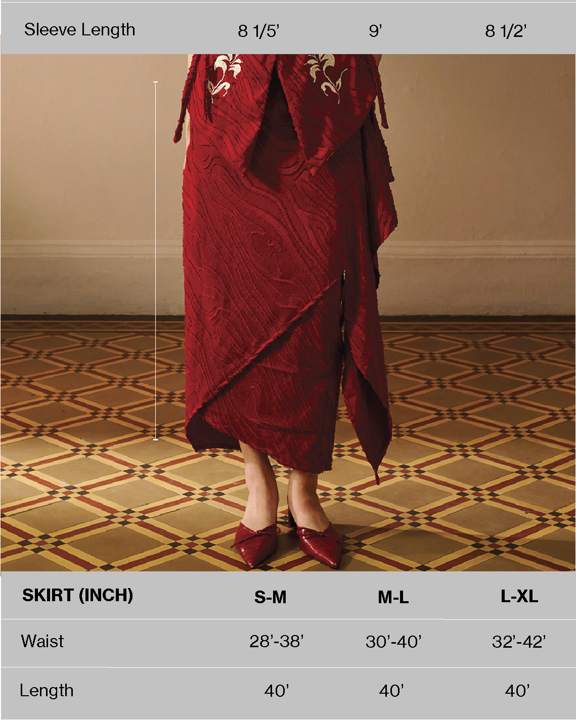 Ratna Set in Red