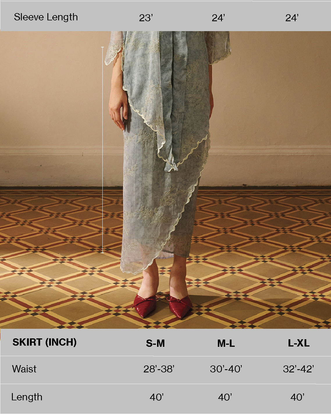 Seruni Set in Blue