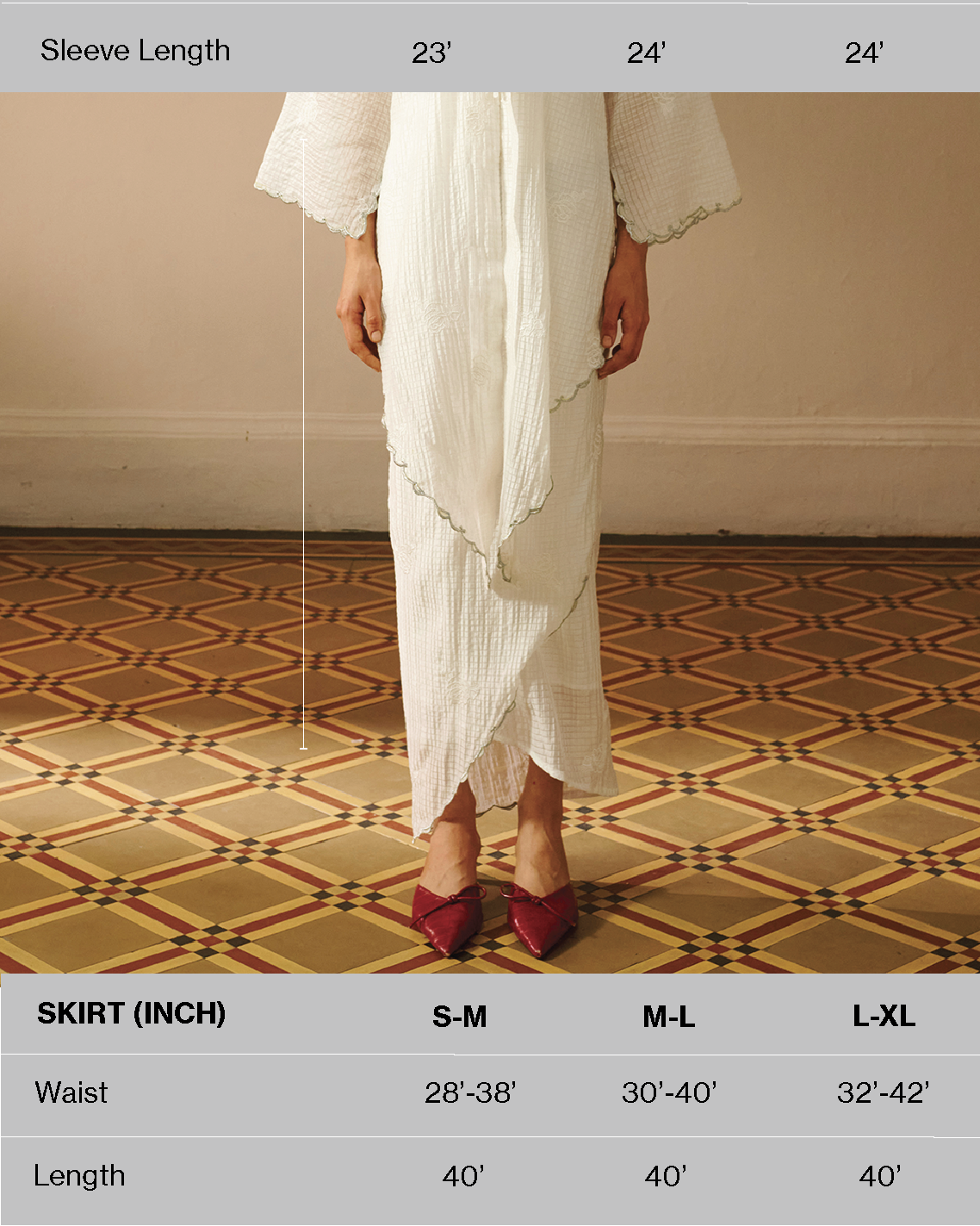 Seruni Set in White