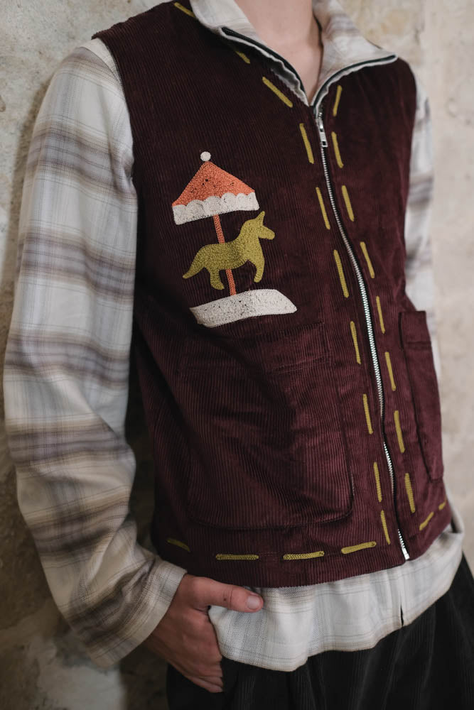 Carousel Corduroy Vest