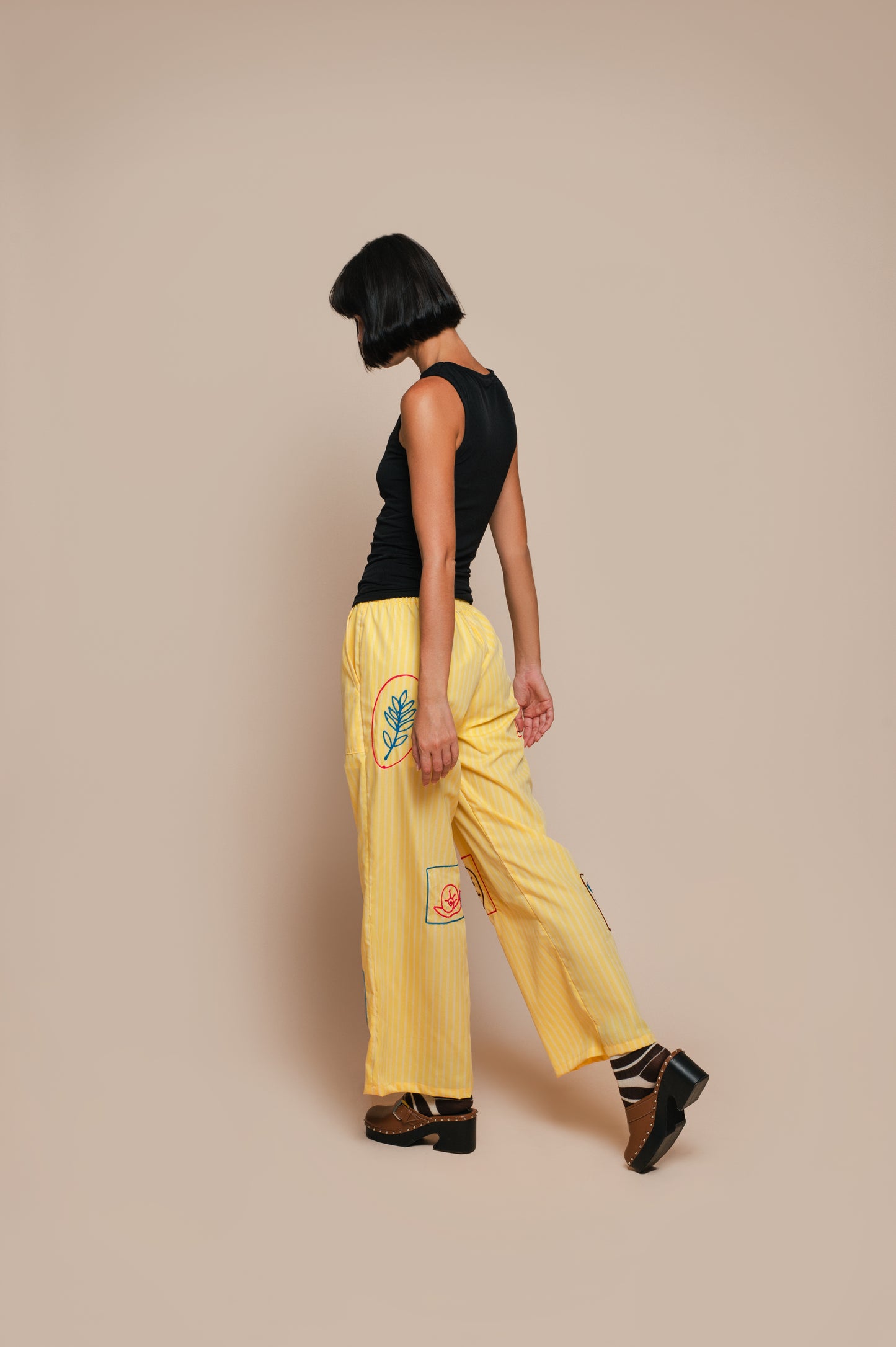 Yellow Celestial Long Pants