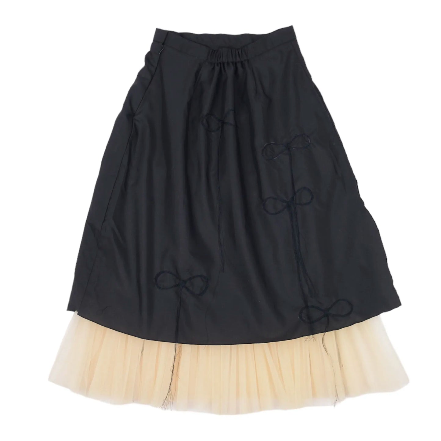 Black Ribbon Skirt