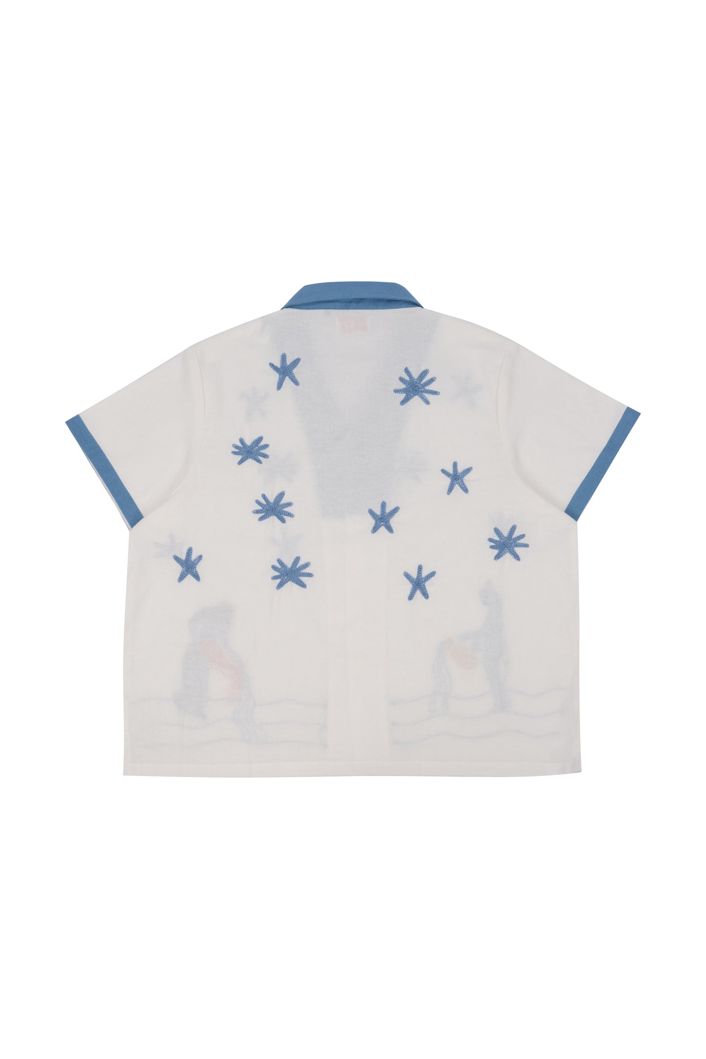 White Blue Trove Shirt