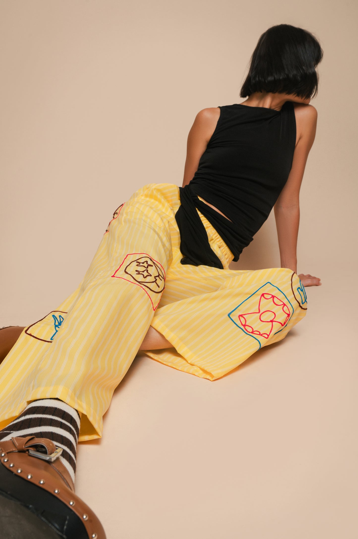 Yellow Celestial Long Pants