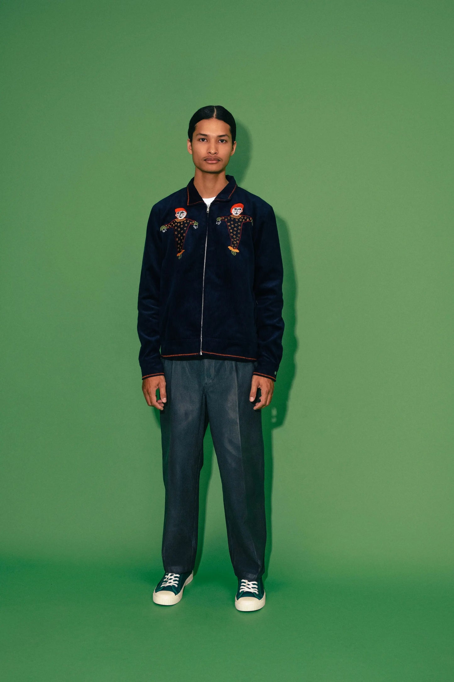 Navy Circus Corduroy Jacket