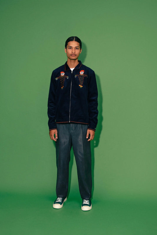 Navy Circus Corduroy Jacket