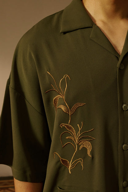 Bayu Set in Forest Green