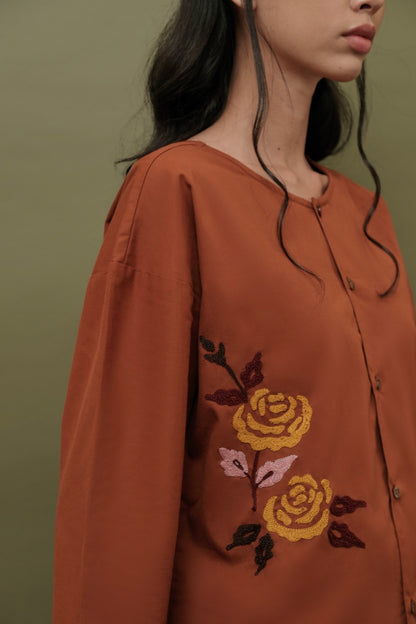 Floral Caramel Shirt