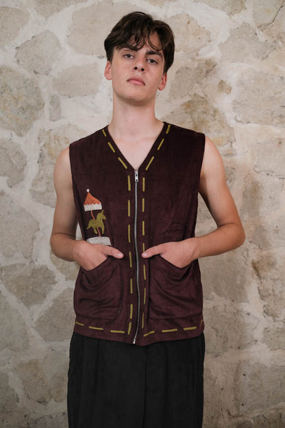 Carousel Corduroy Vest