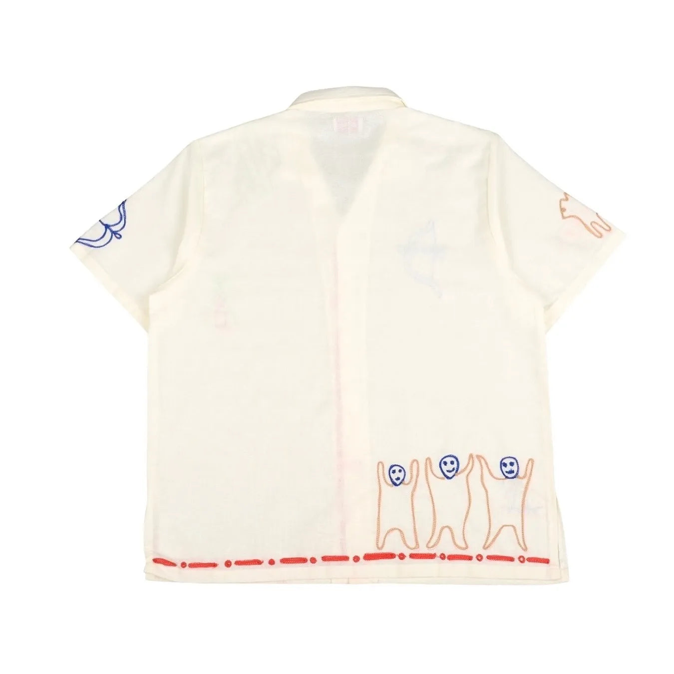 Arrow Tent Embroidery White Shirt