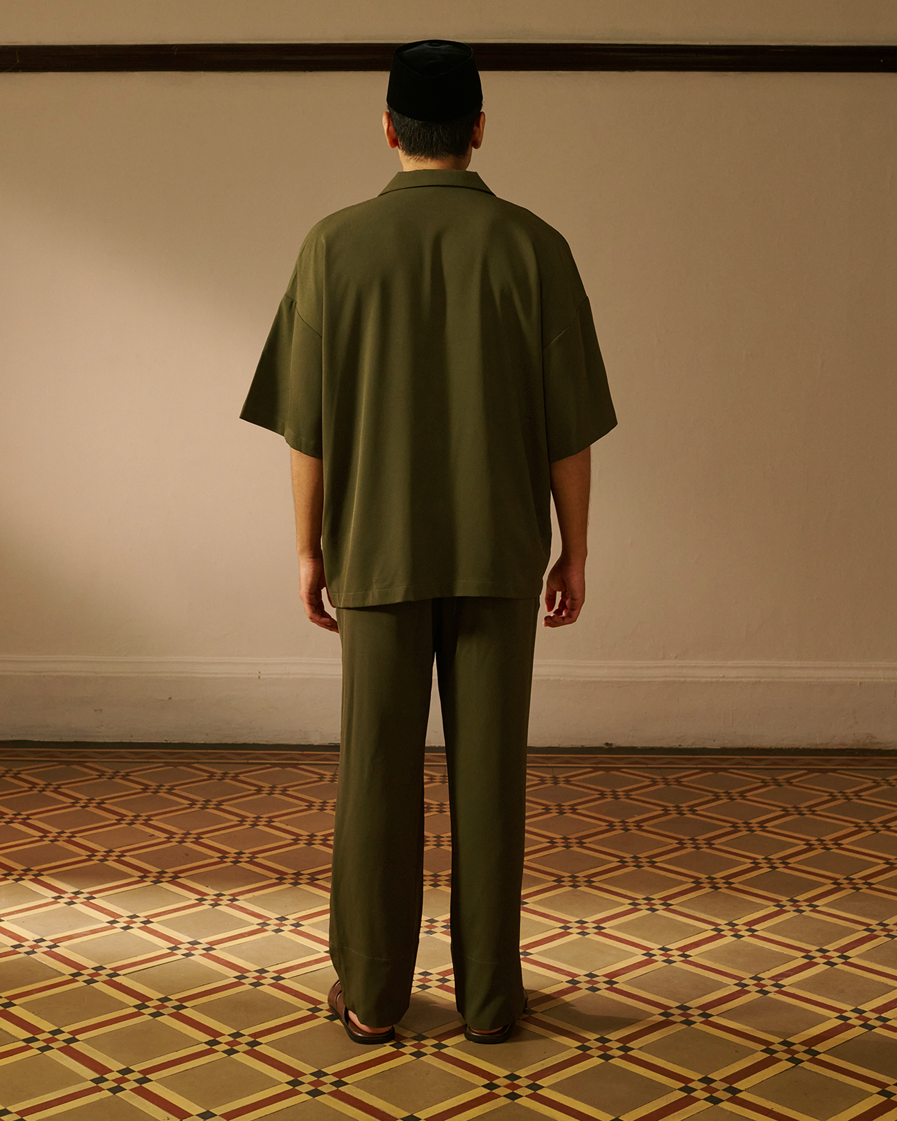 Bayu Set in Forest Green