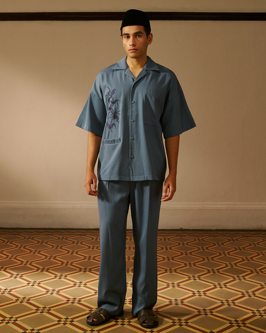 Bayu Set in Forest Blue