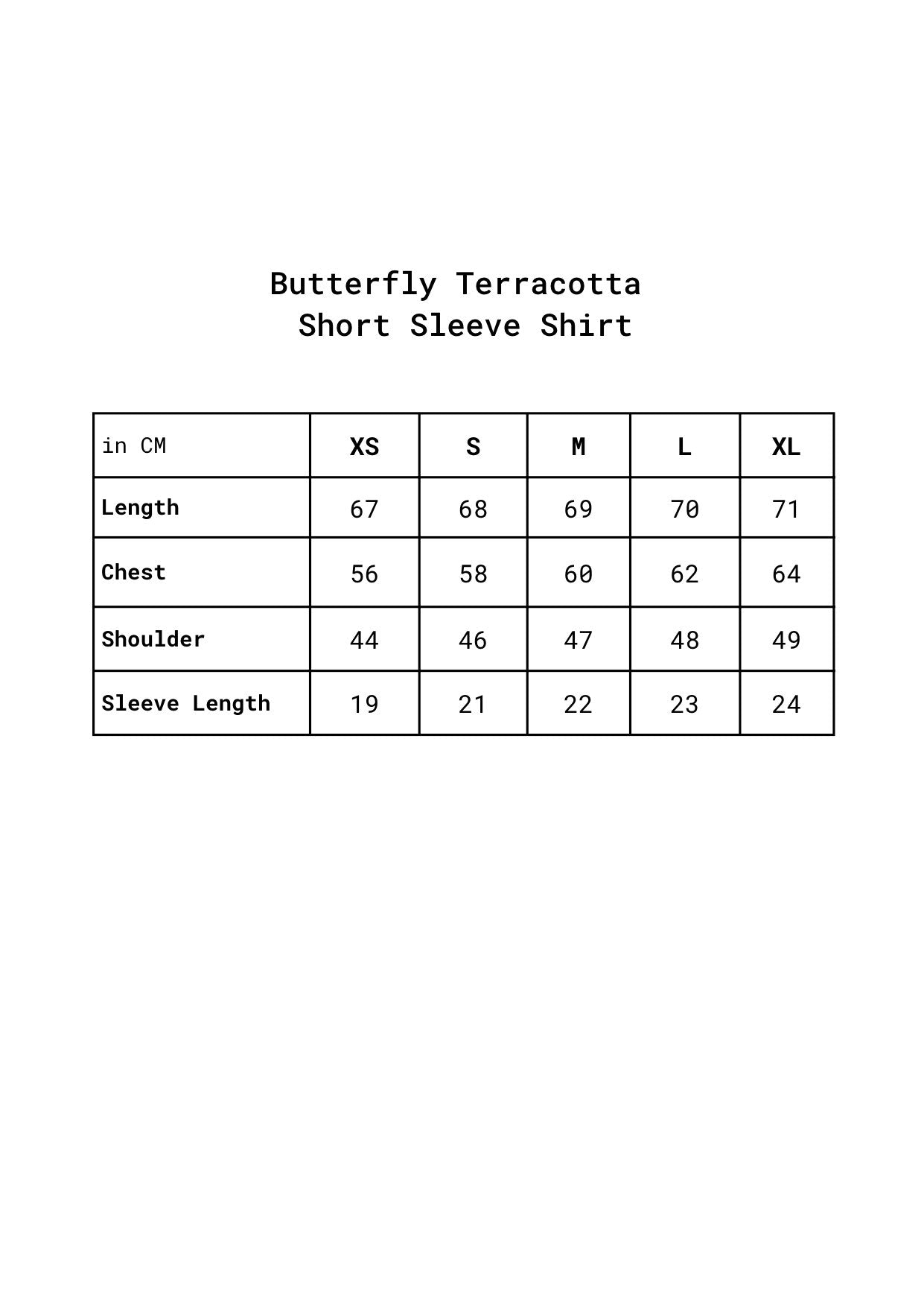 Butterfly Terracotta Shirt