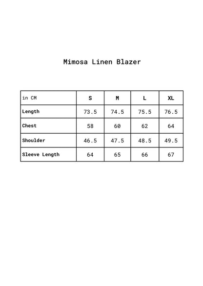 Mimosa Linen Blazer
