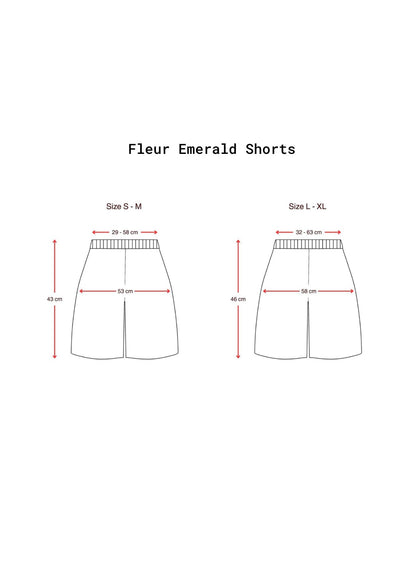 Fleur Emerald Shorts