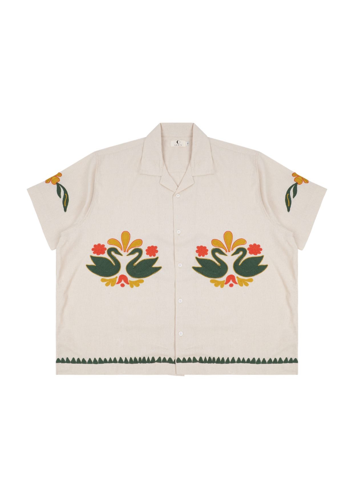 Floral Swan Shirt