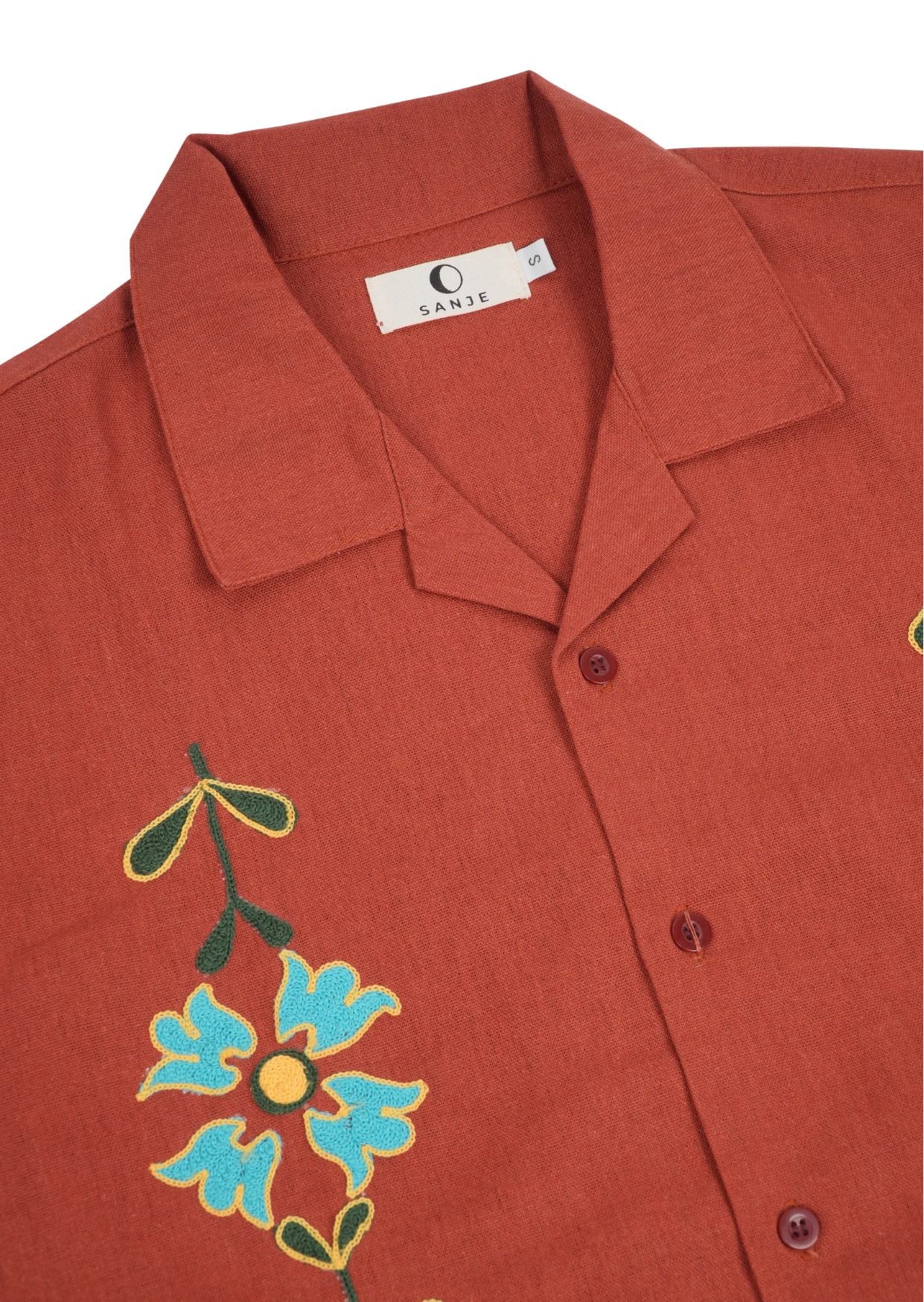 Sienna Terracotta Long Sleeve Shirt