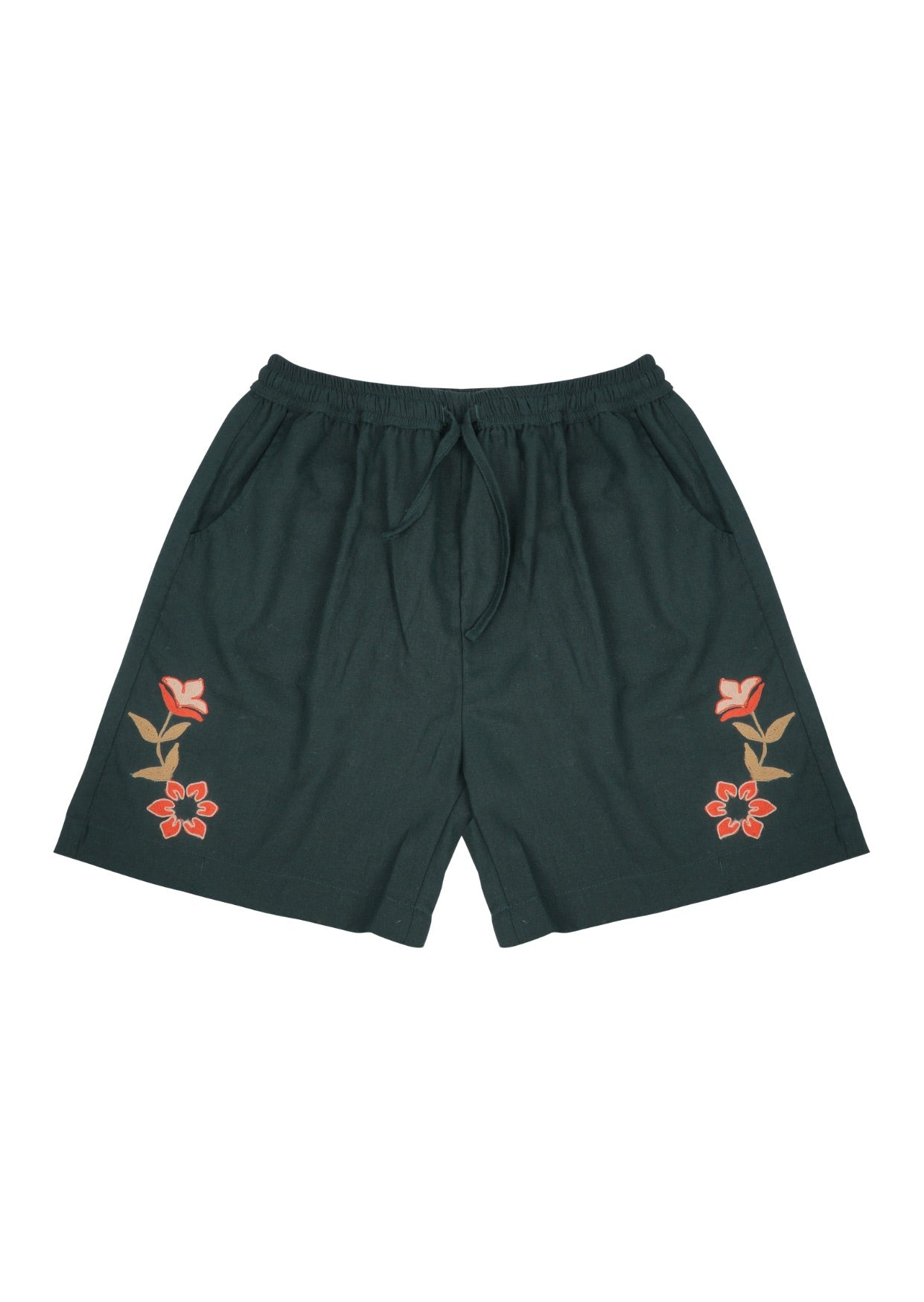 Fleur Emerald Shorts