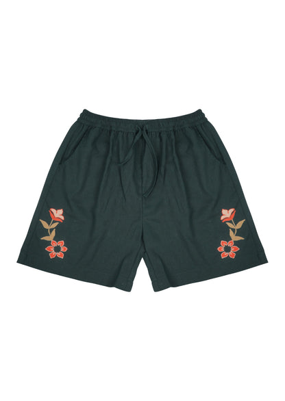 Fleur Emerald Shorts