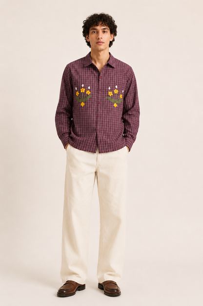 Lily Red Long Sleeve Shirt