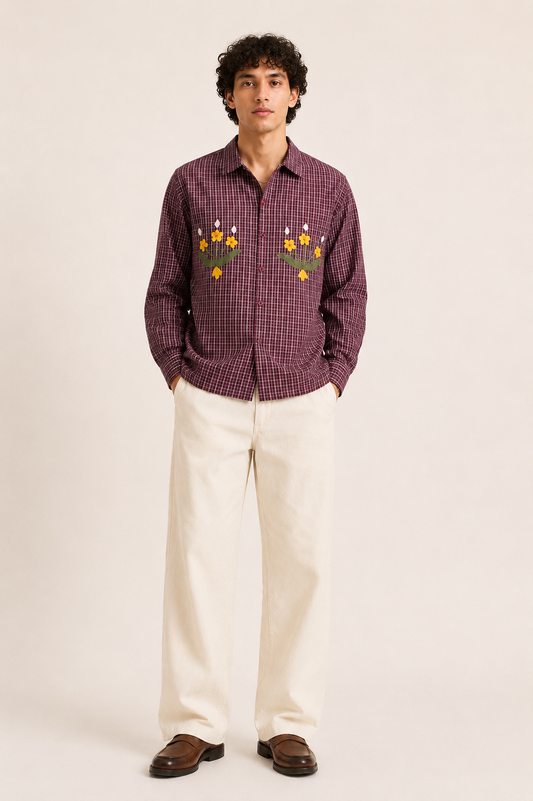 Lily Red Long Sleeve Shirt