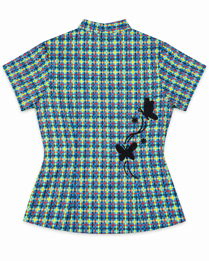 Blue Shanghai Blouse