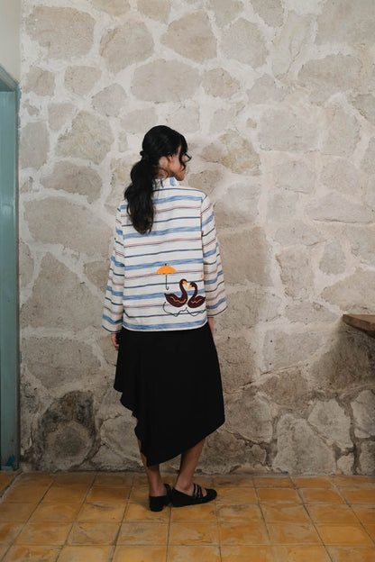 Vase Striped Long Sleeve Shirt
