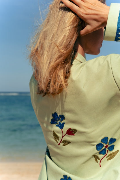 Bluebell Green Overshirt