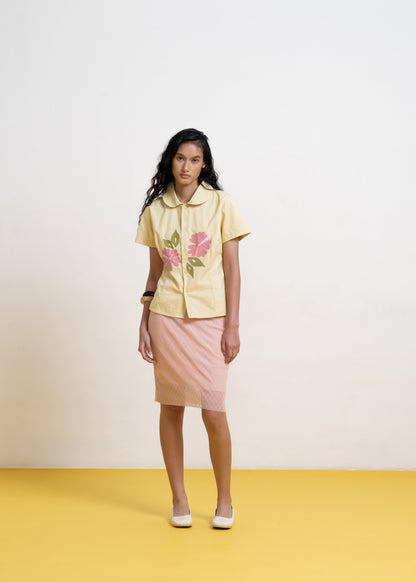 Yellow Floral Shirt