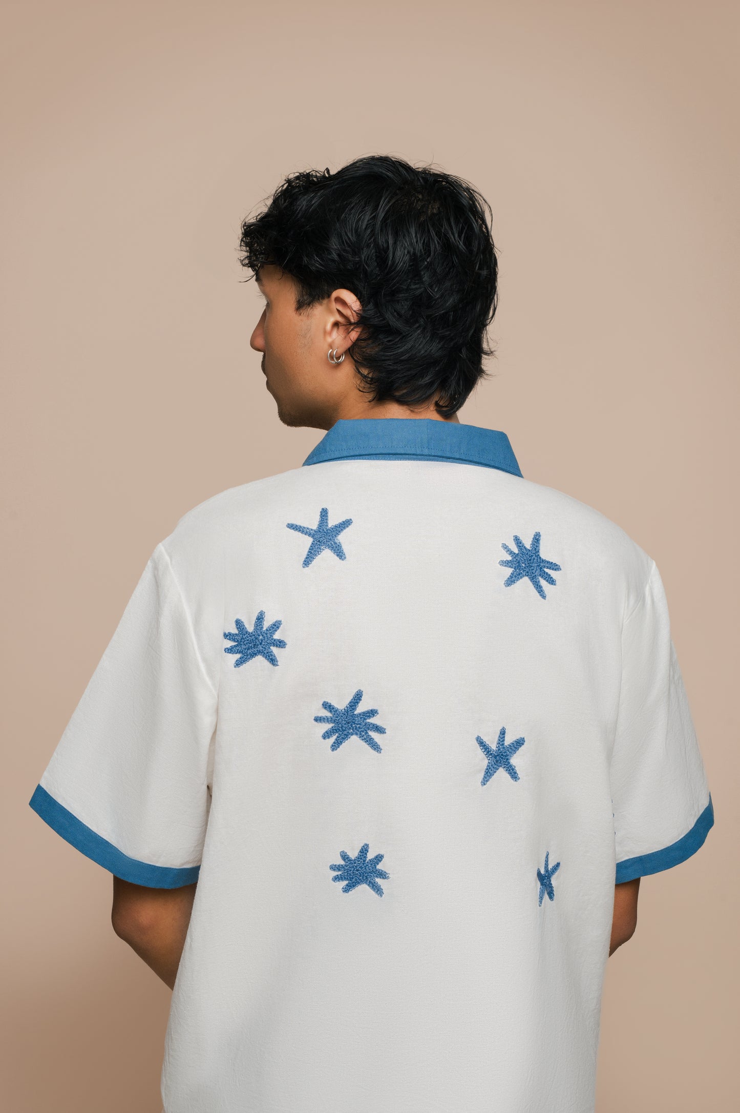 White Blue Trove Shirt