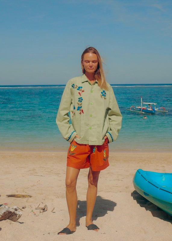 Bluebell Green Overshirt