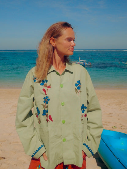 Bluebell Green Overshirt