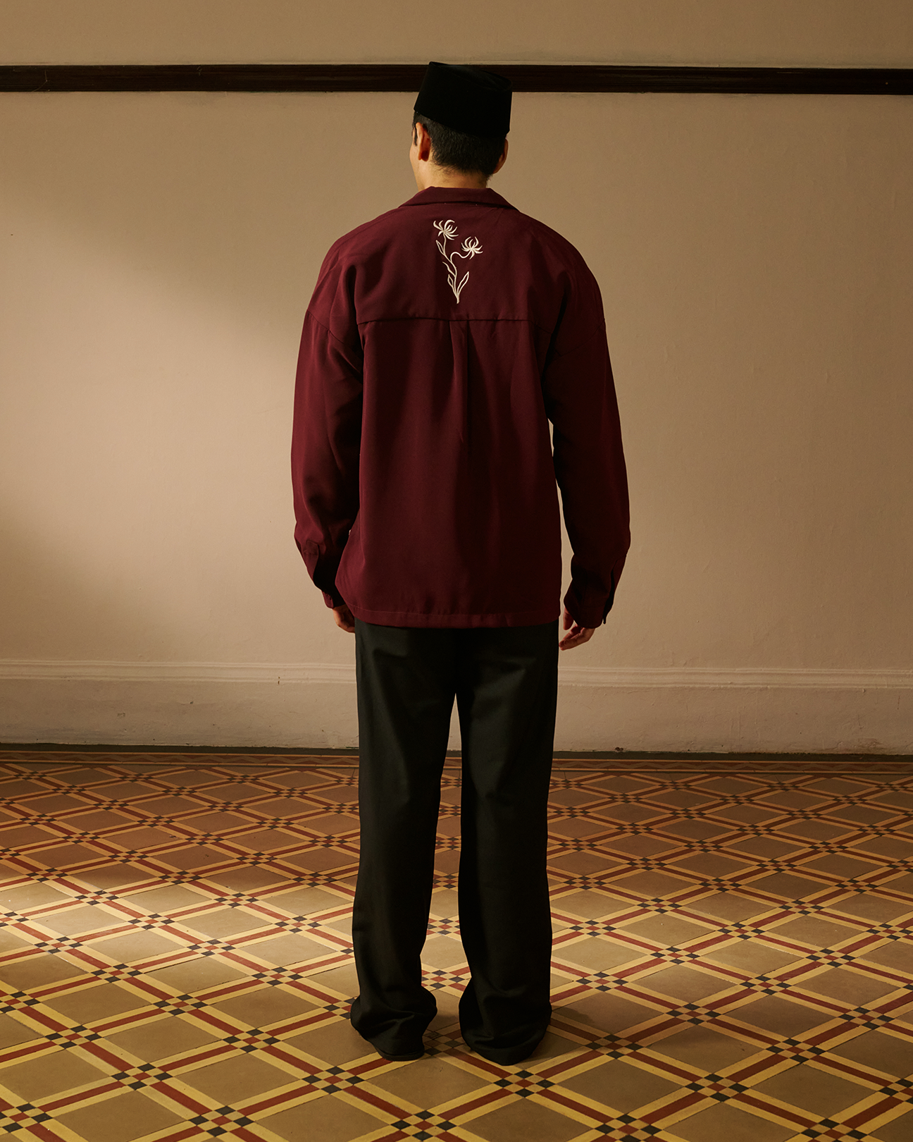 Rian Shirt in Burgundy