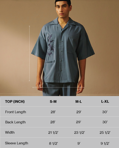 Bayu Set in Forest Blue