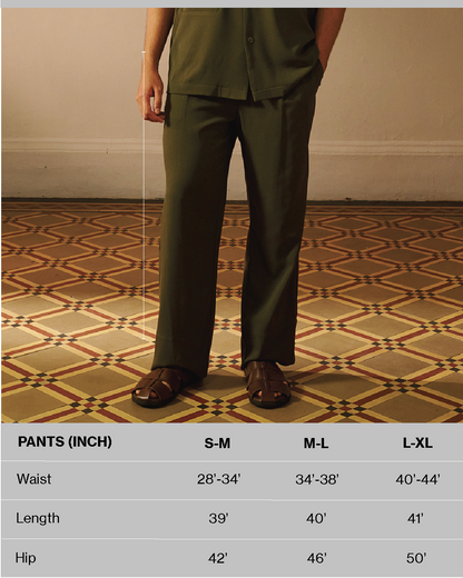 Bayu Set in Forest Green