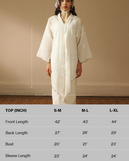 Seruni Set in White