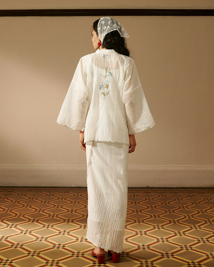 Seruni Set in White